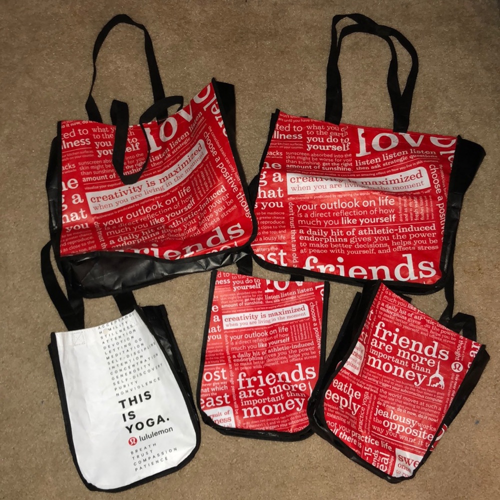 5 Lululemon Bags